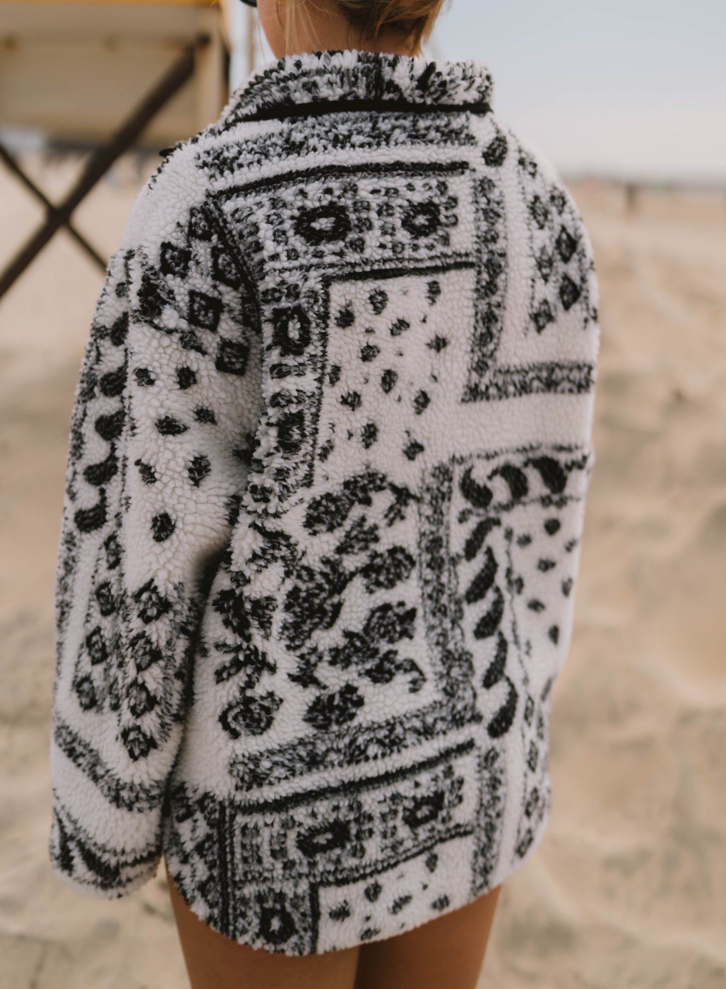Paisley Patchwork Sherpa