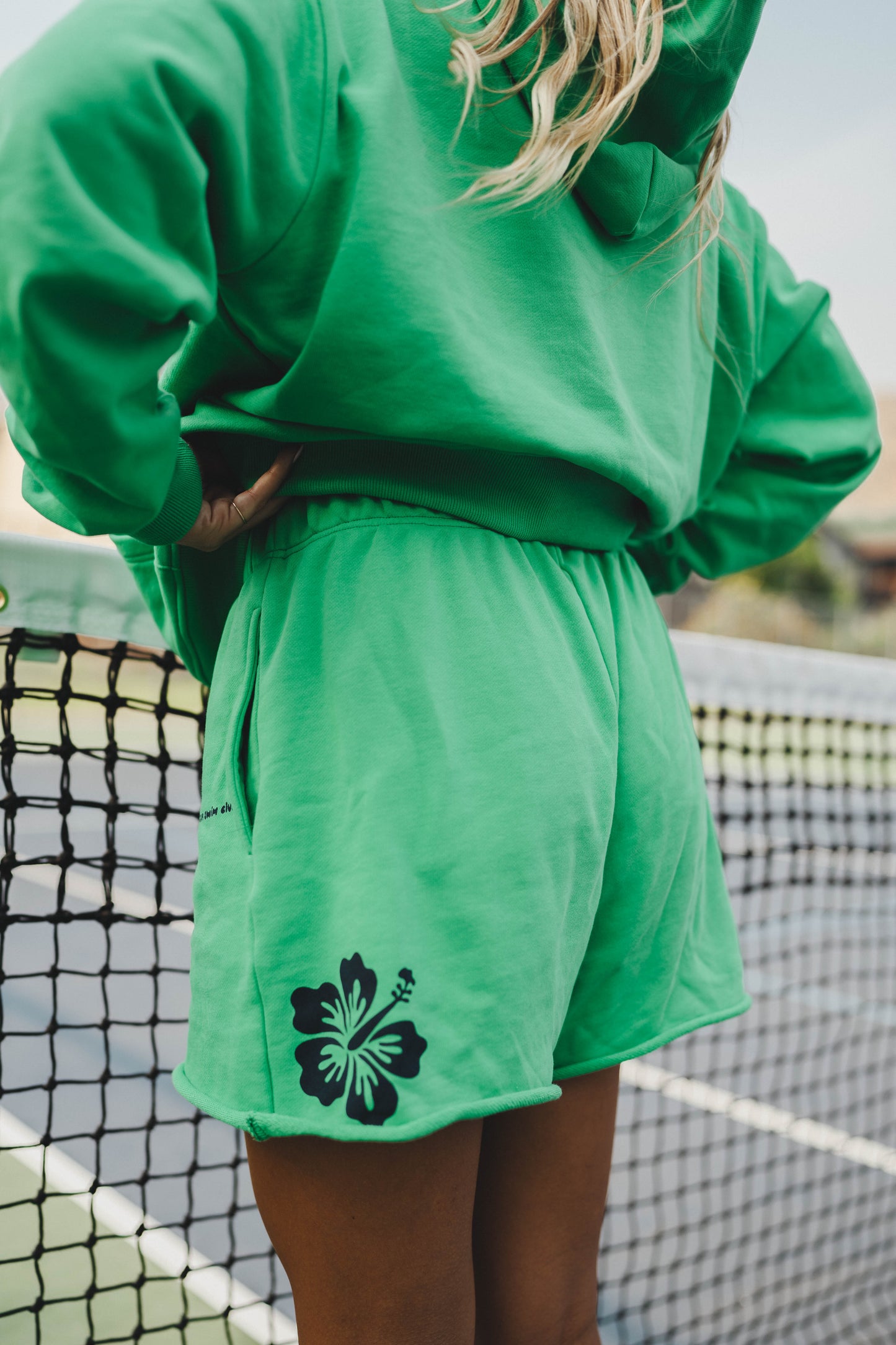 Hibiscus Sweatshorts
