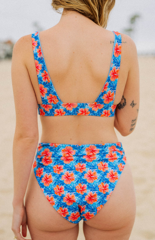 Alexa Bottom - Hibiscus Sea