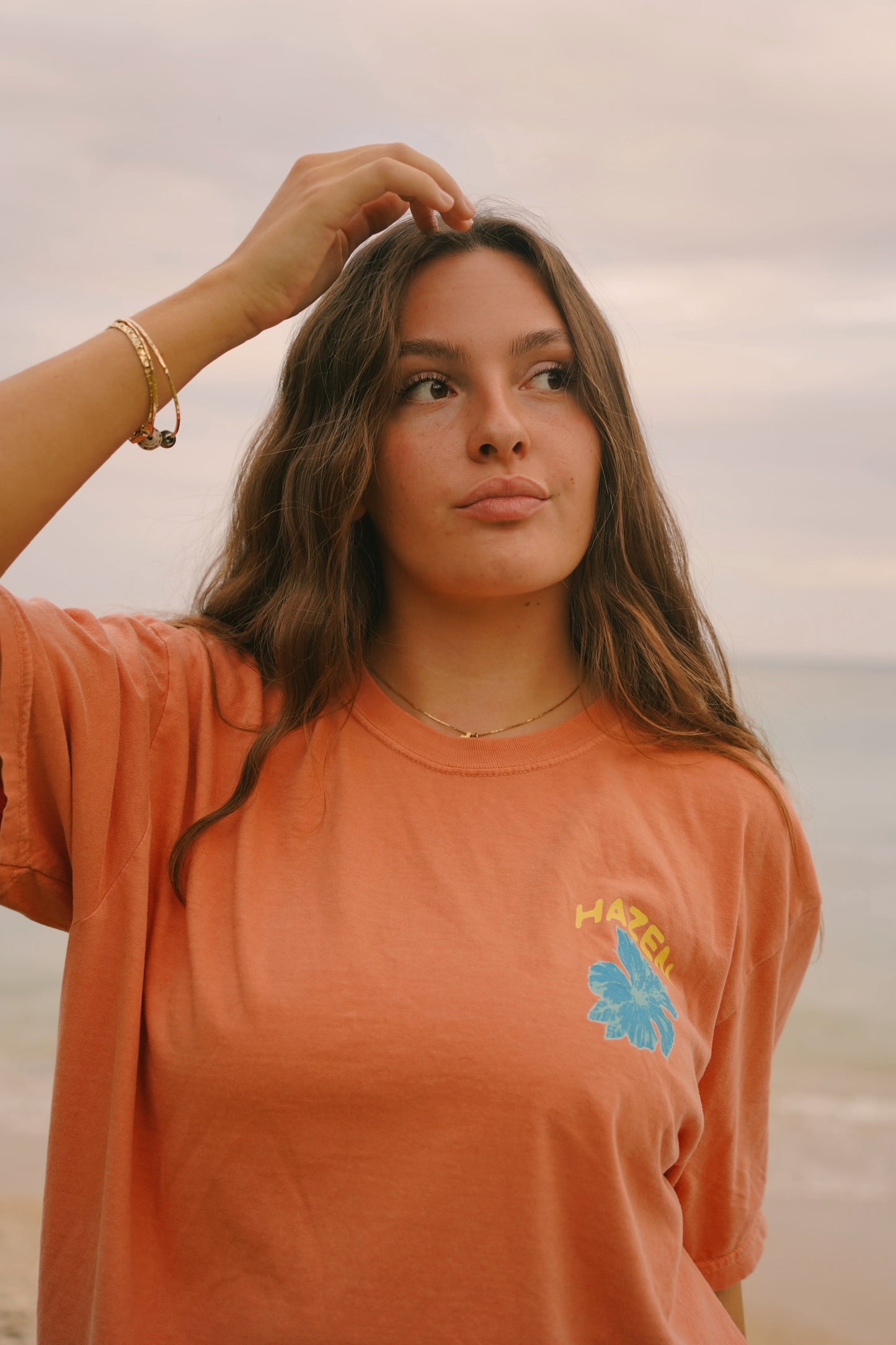 Retro Hibiscus Tee