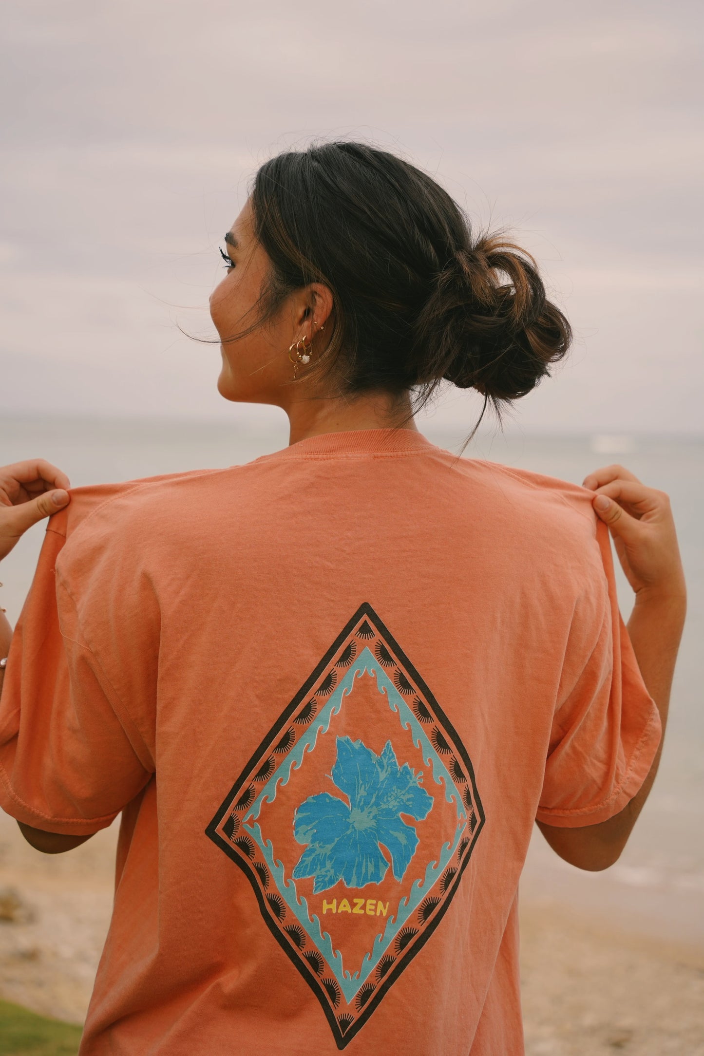Retro Hibiscus Tee