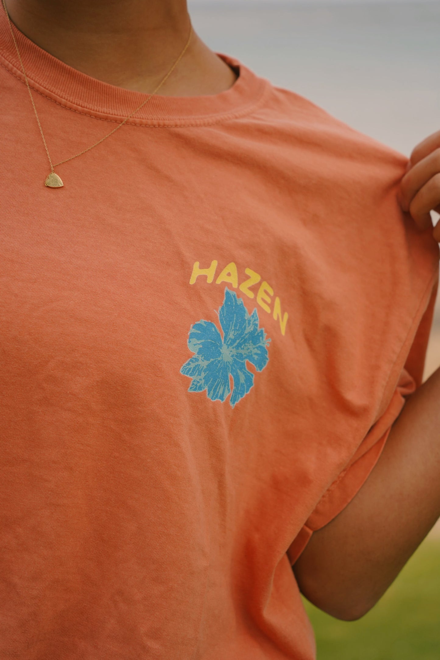 Retro Hibiscus Tee