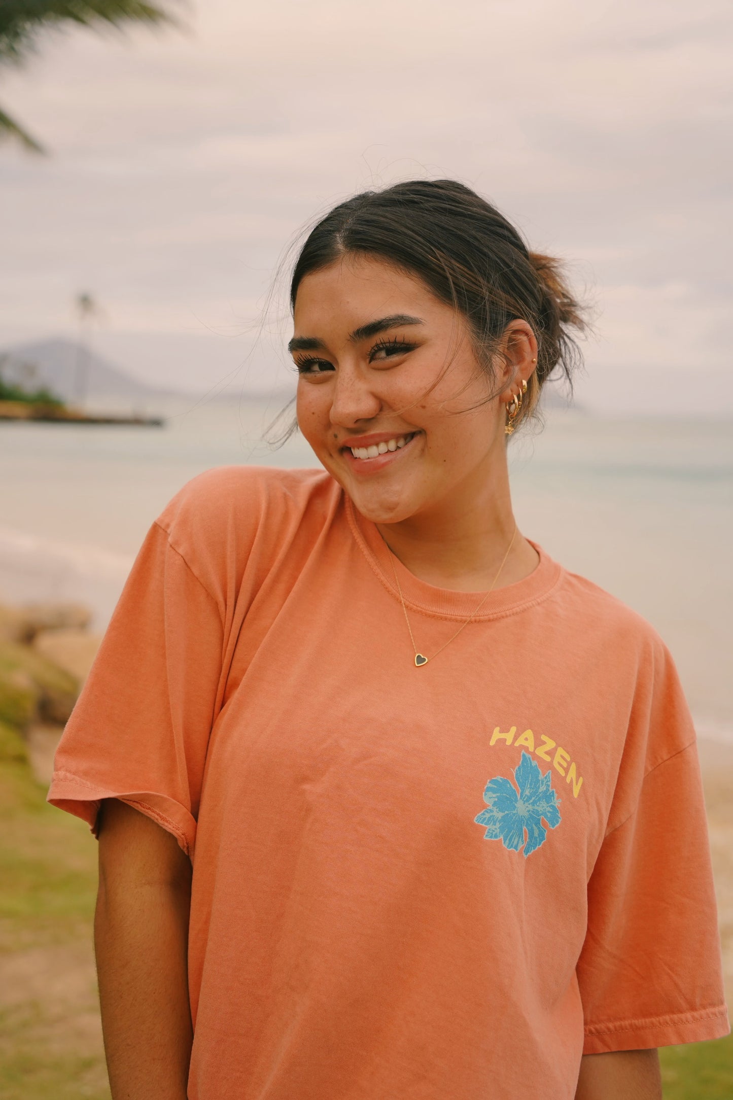 Retro Hibiscus Tee