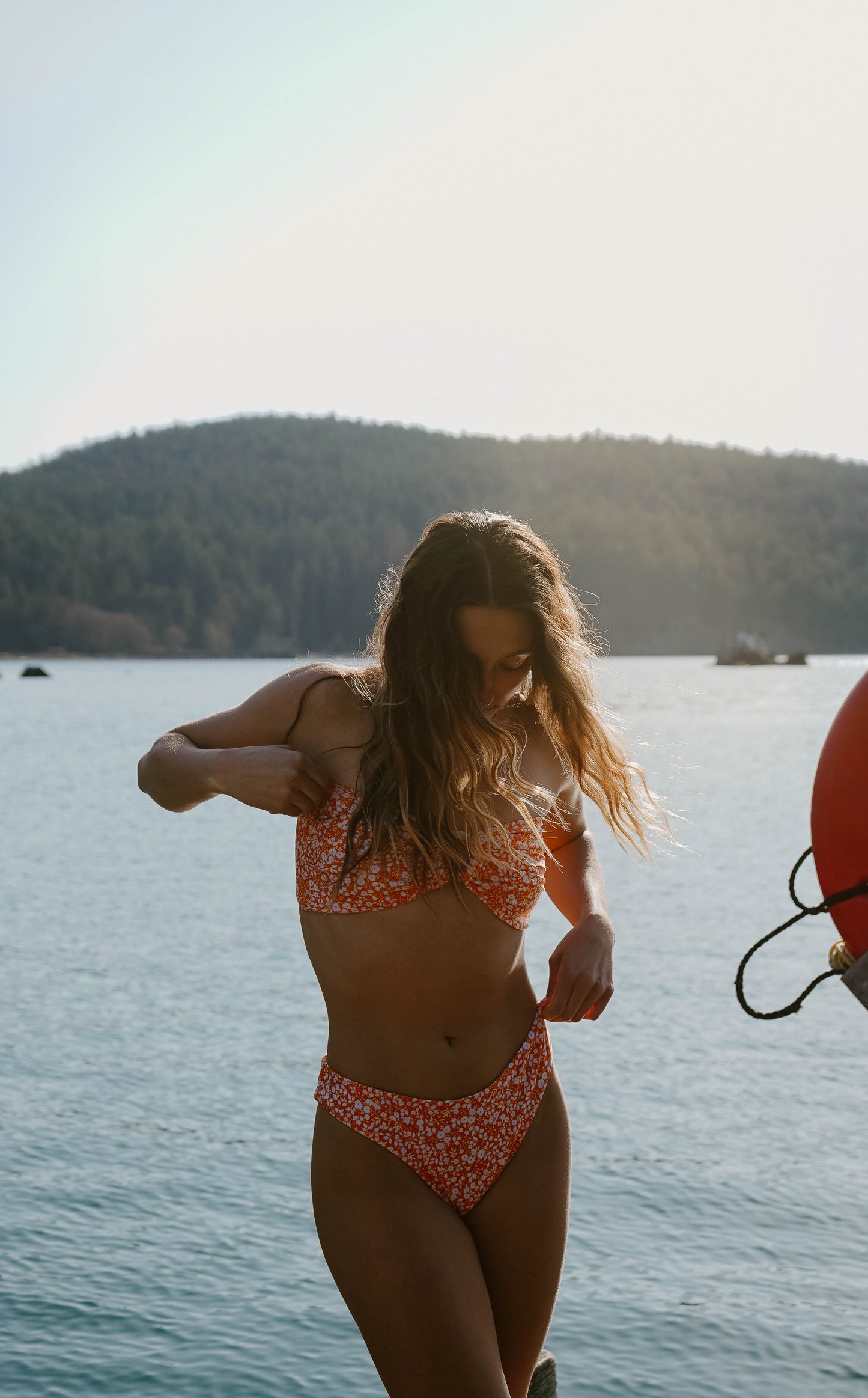 Chloe Top - Orange Dreams