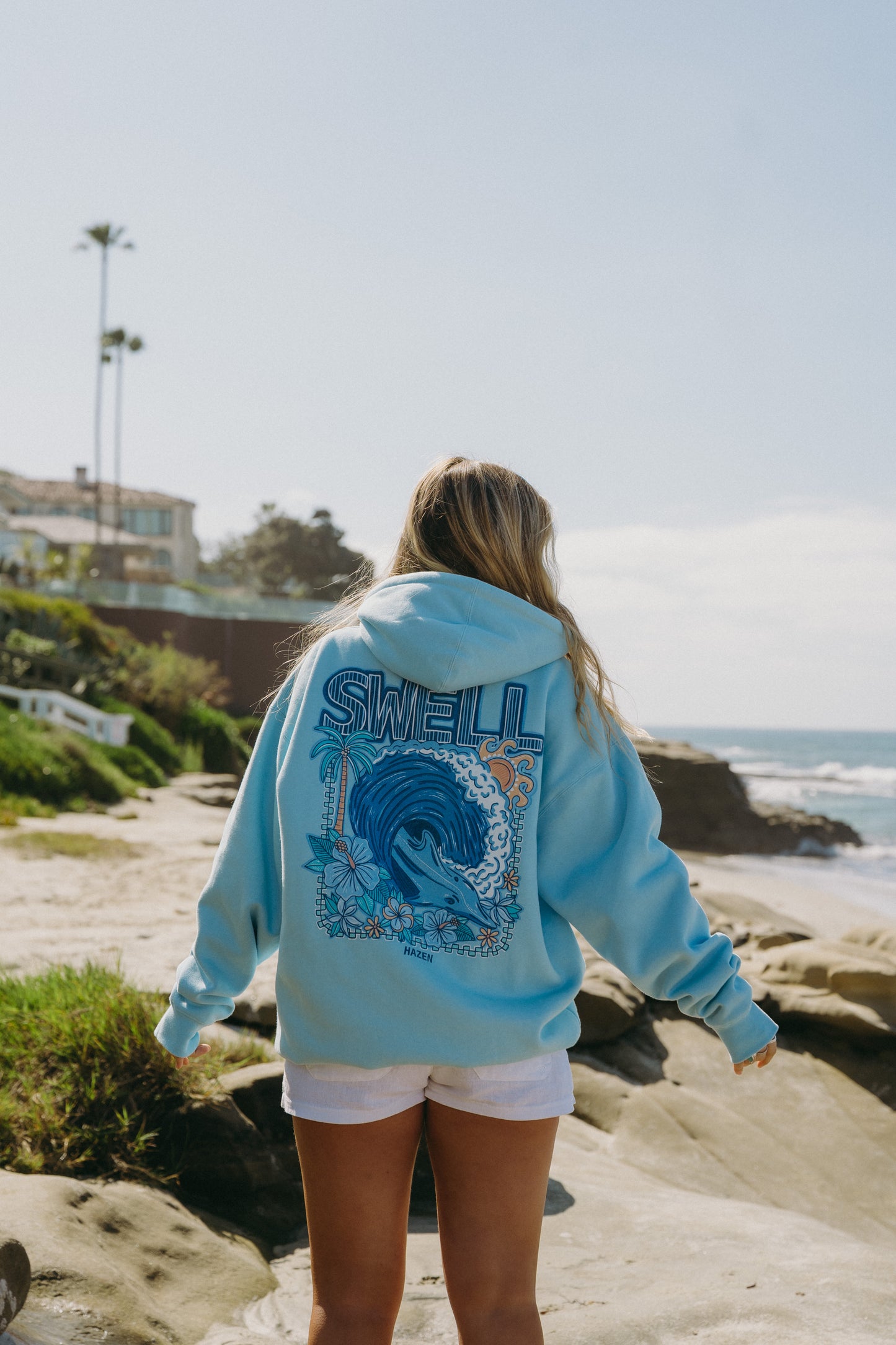 SWELL Blue Hoodie