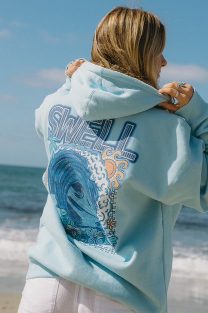 SWELL Blue Hoodie