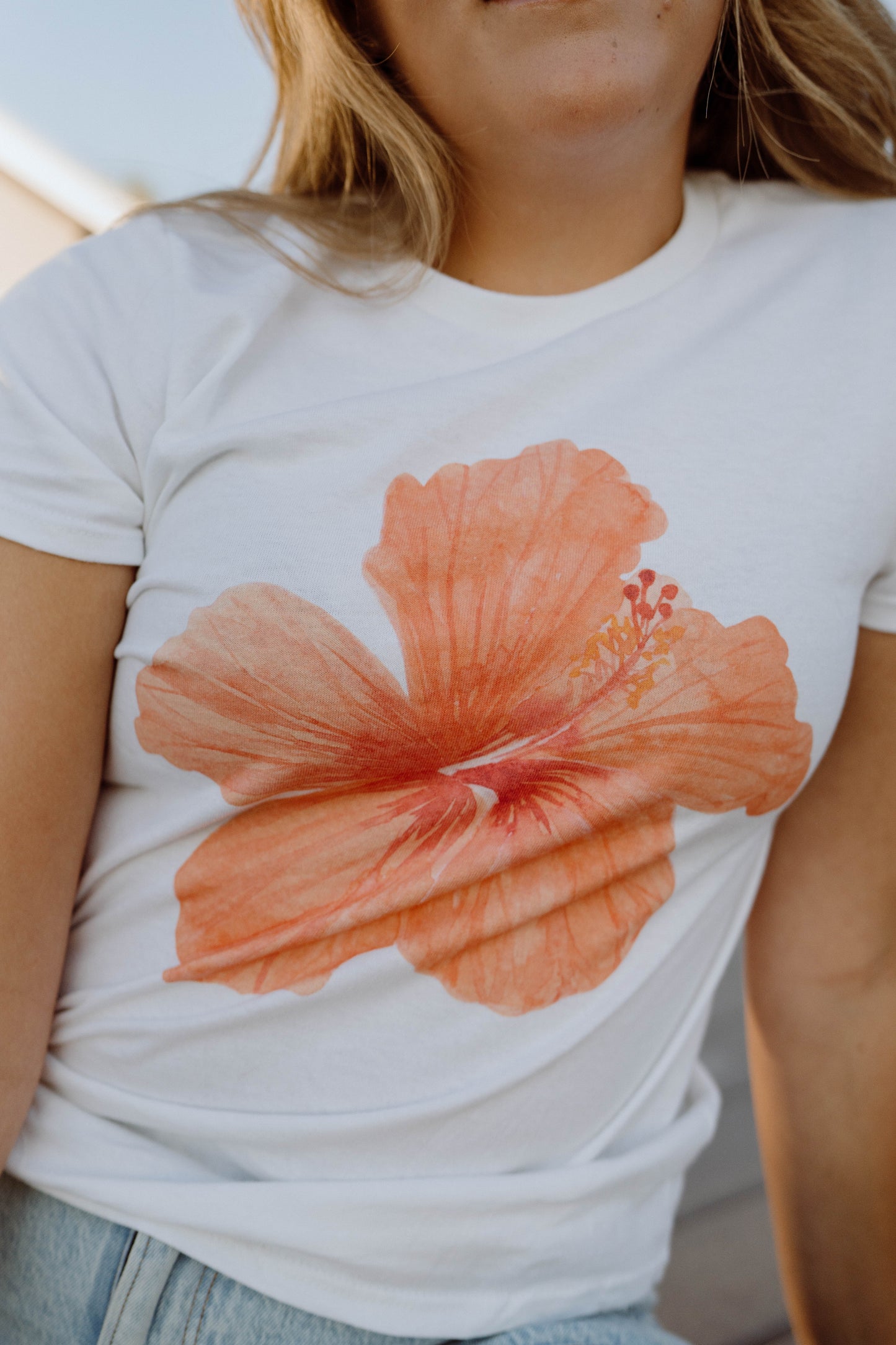 Hibiscus Baby Tee