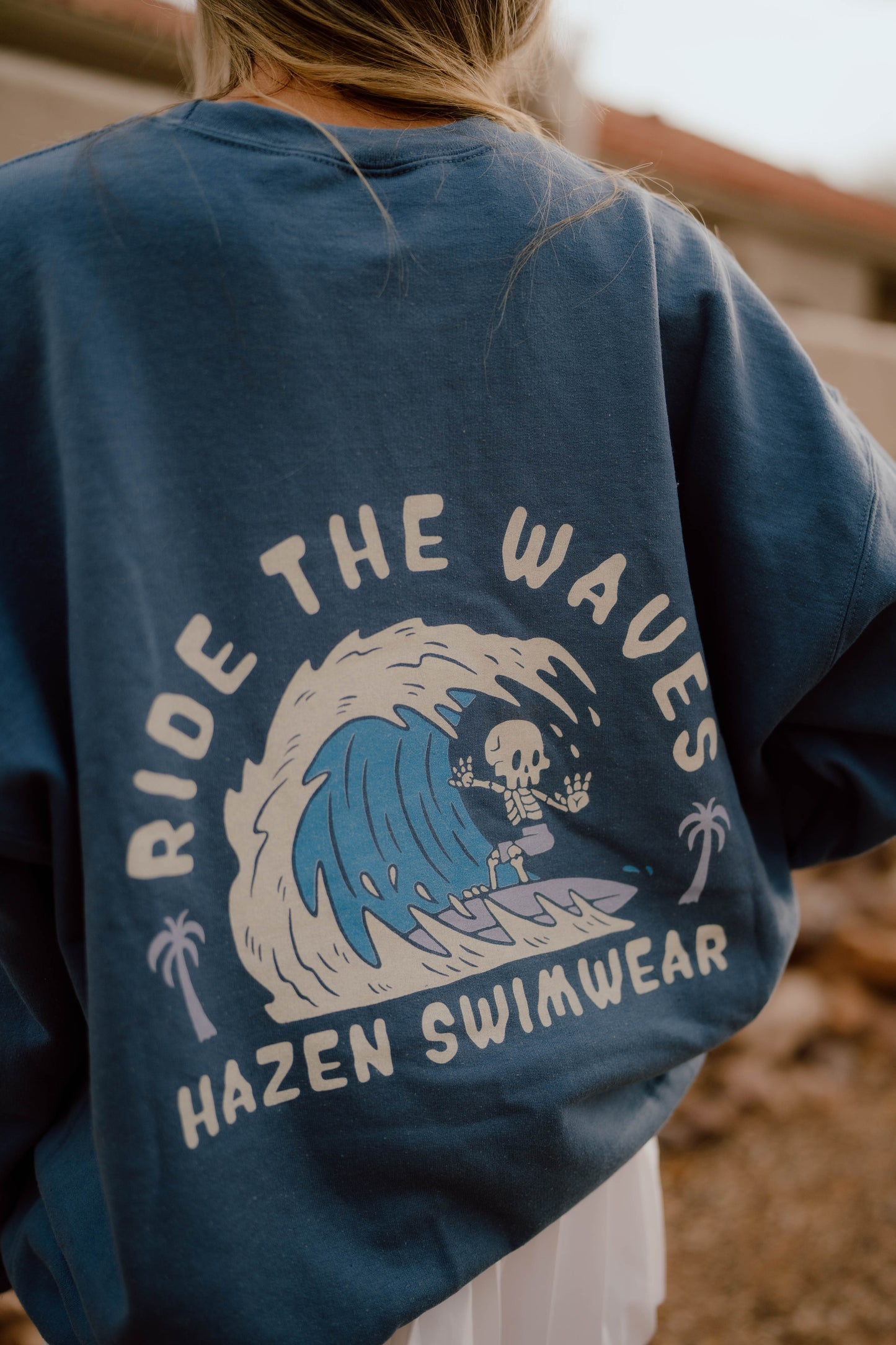 Ride the Waves Skelly Crew