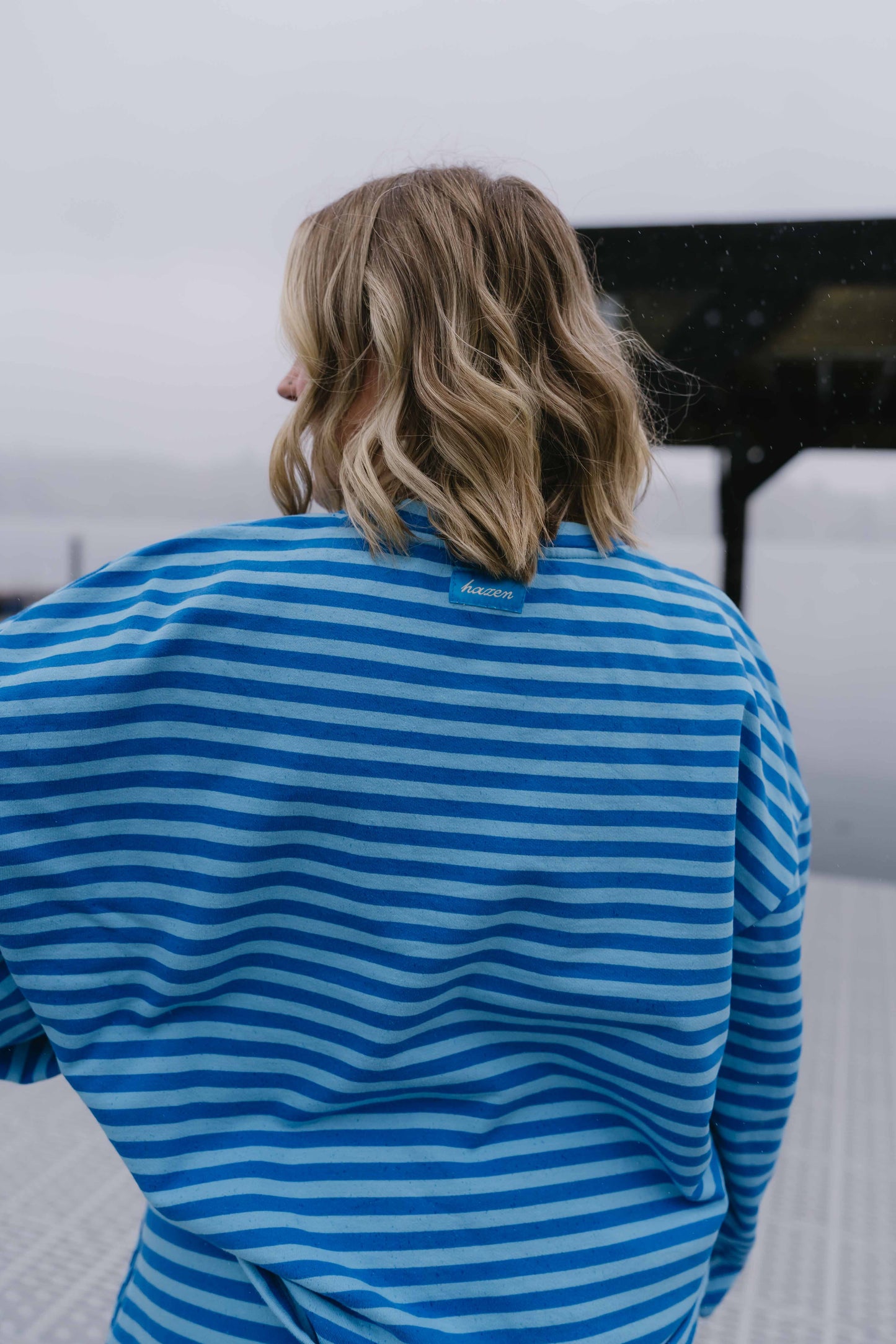 Oversized Crewneck- Blue Crush