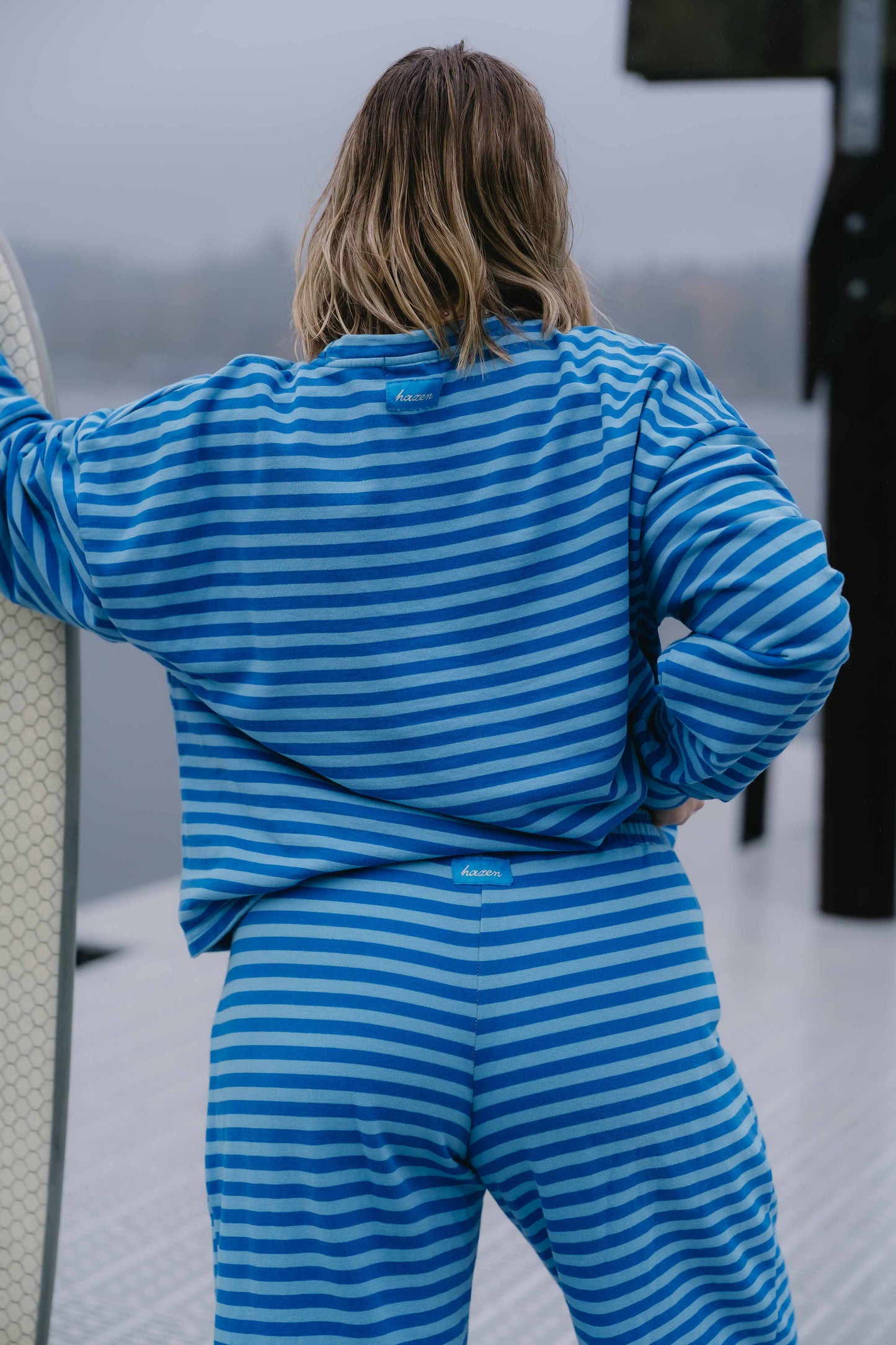 Oversized Crewneck- Blue Crush