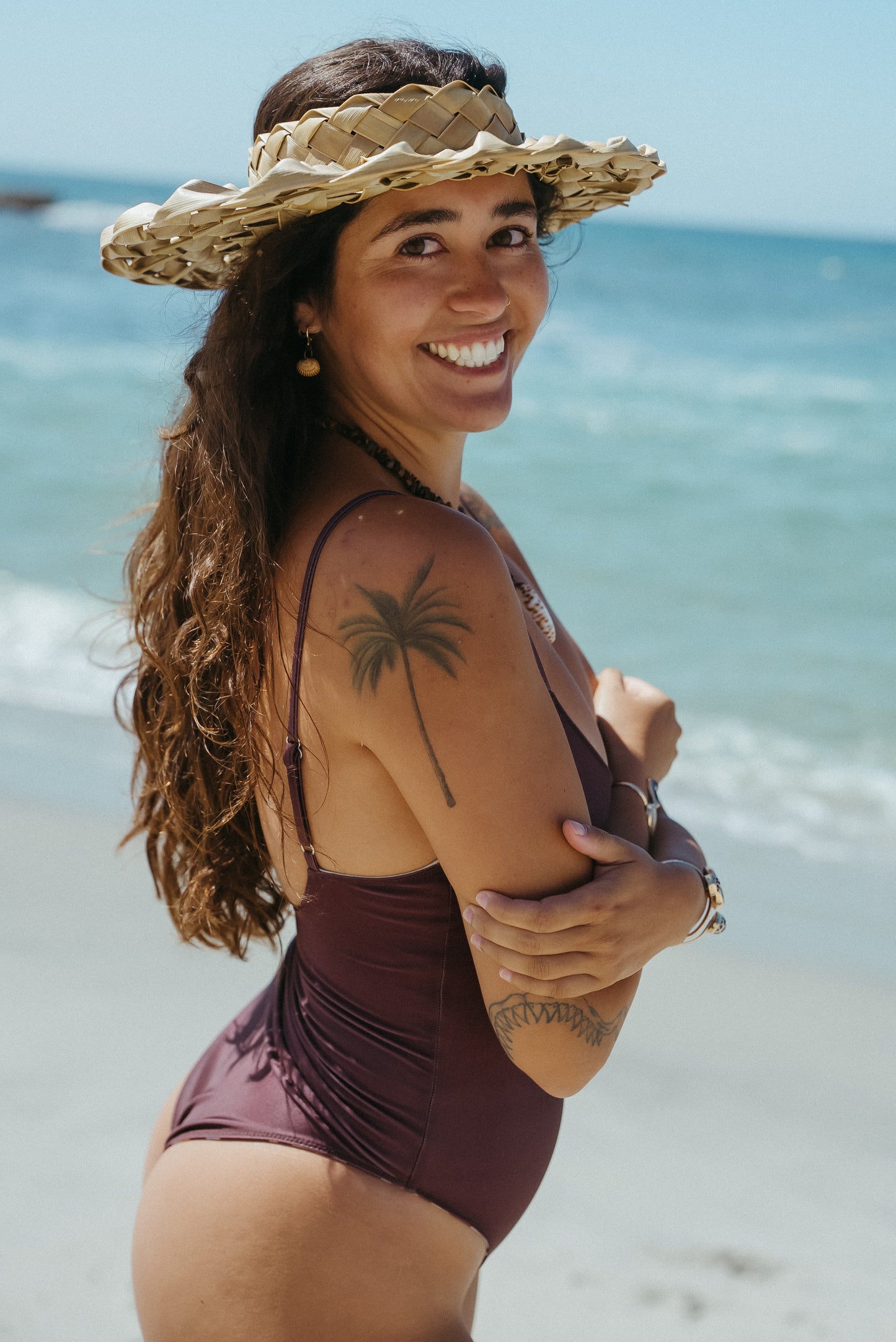 Hannah One Piece - Cocoa Breeze (REVERSIBLE)