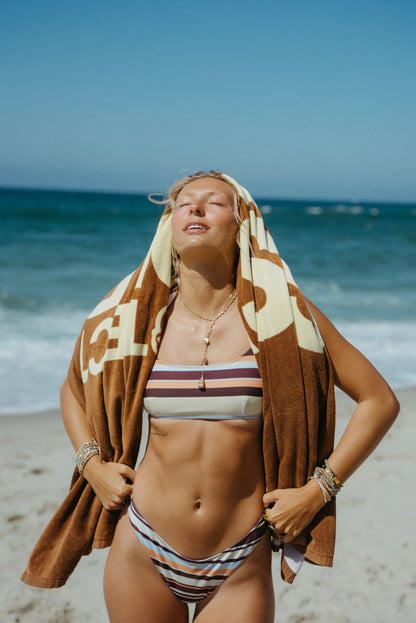 Kennedy Top  - Cocoa Breeze (REVERSIBLE)