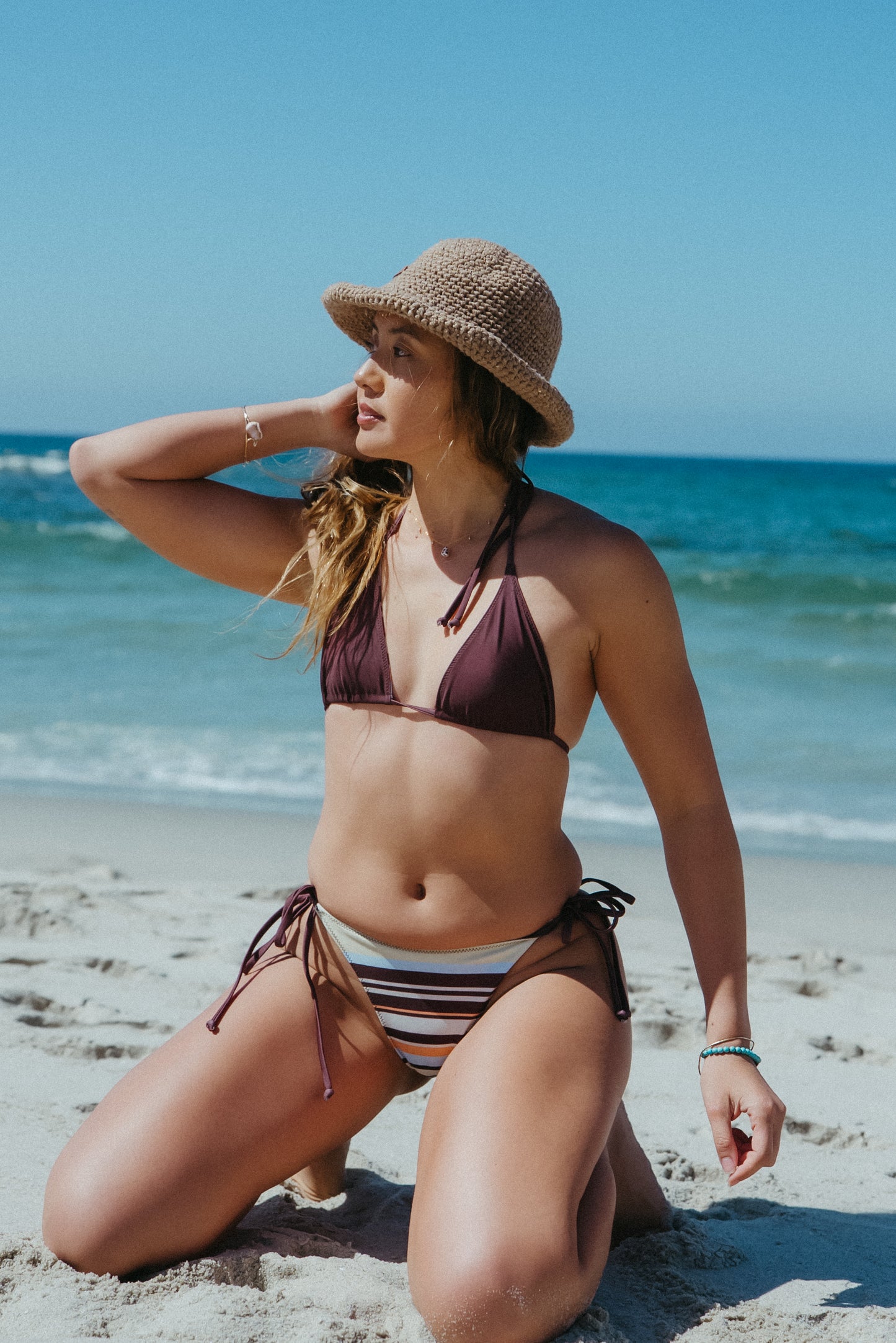 Maria Top  - Cocoa Breeze (REVERSIBLE)